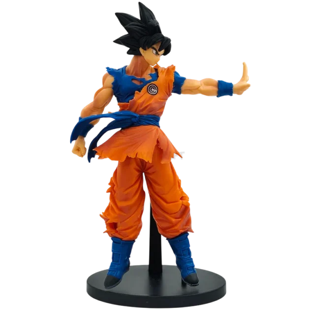 24CM Goku action figure from Dragon Ball Z in orange and blue outfit collectible statue