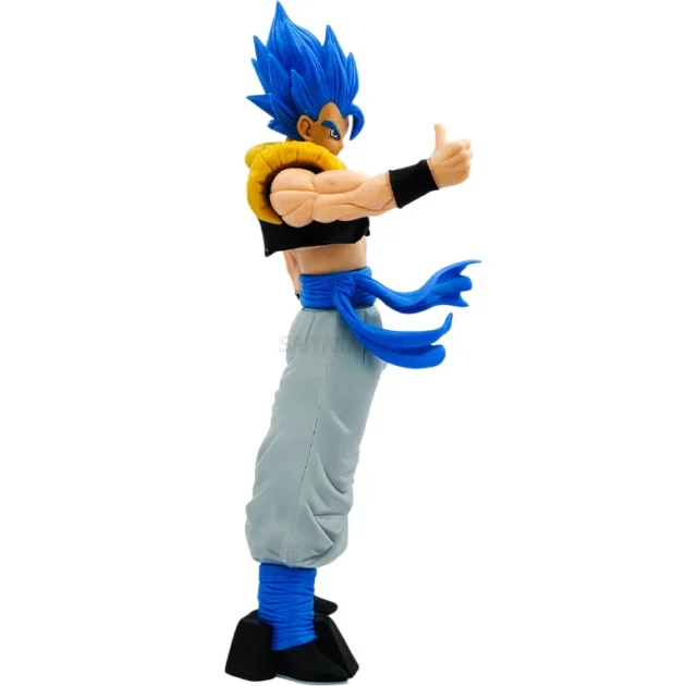 Dragon Ball Gogeta Super Saiyan Blue 30CM anime figure with fusion pose and blue hair