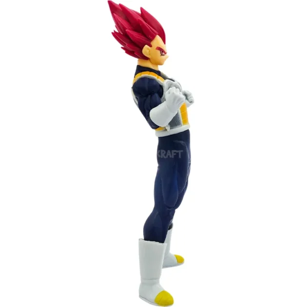 18CM Vegeta Super Saiyan God Dragon Ball Super collectible figure with red hair and Saiyan armor