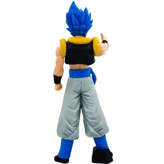 Dragon Ball Gogeta Super Saiyan Blue 30CM anime figure with fusion pose and blue hair