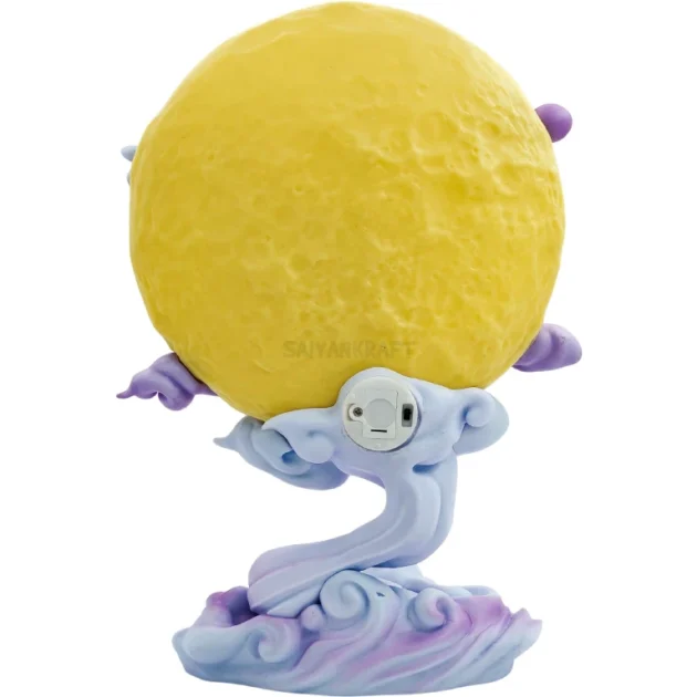 Luffy Gear 5 moon lamp anime figure with glowing LED full moon and cloud base – 28CM One Piece collectible