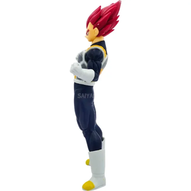 18CM Vegeta Super Saiyan God Dragon Ball Super collectible figure with red hair and Saiyan armor