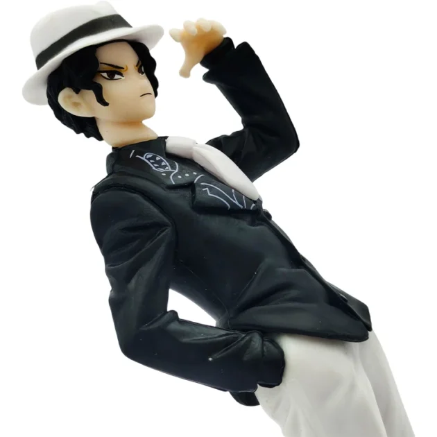 Muzan Kibutsuji 16CM figure Demon Slayer in black suit and white hat collectible